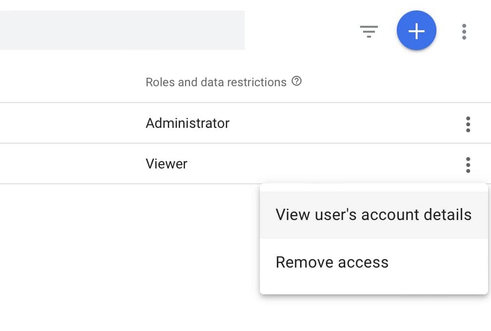 view account details