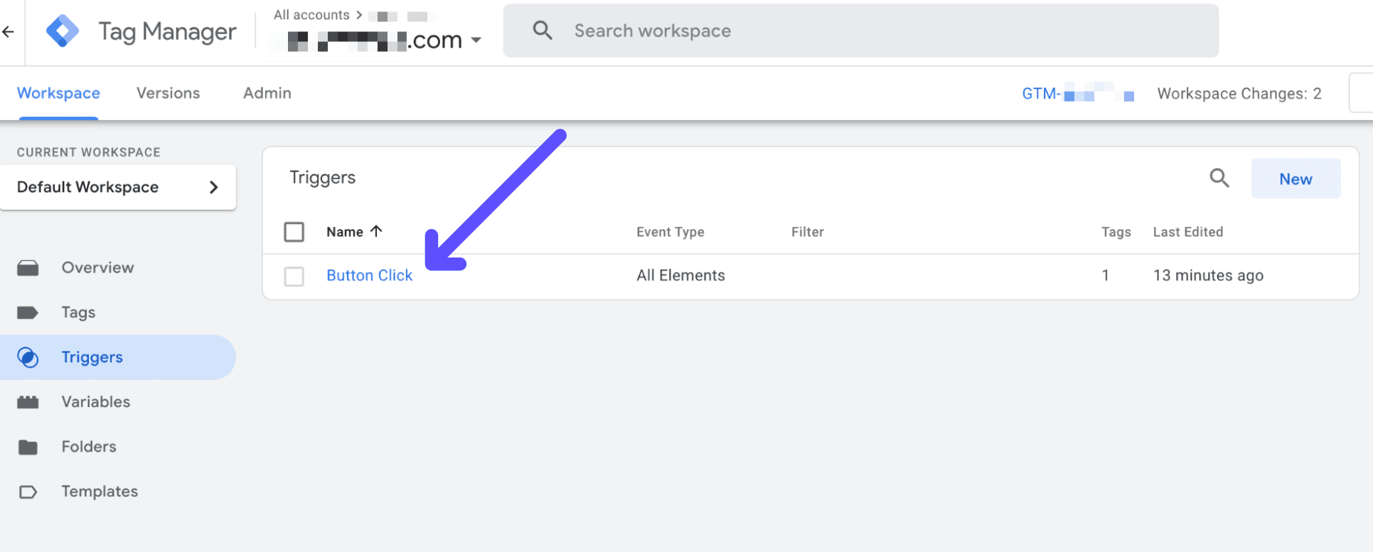 click trigger to modify