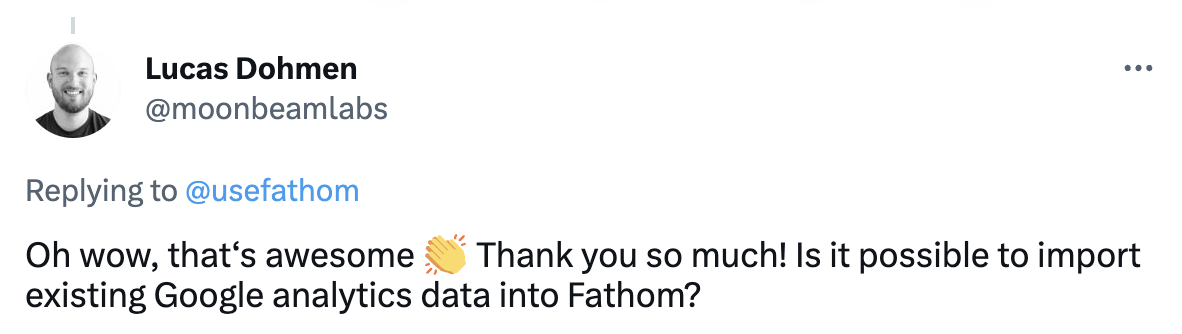 Fathom GA importer